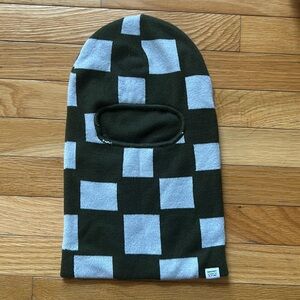 UO market Green and Grey Checkered Ski Mask